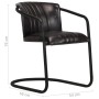 Dining chairs 2 units black genuine leather by vidaXL, dining chairs - Ref: Foro24-283747, Price: 291,83 €, Discount: %