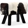 Genuine goat leather stool 60x30x50 cm by vidaXL, Benches for halls and storage - Ref: Foro24-244758, Price: 128,34 €, Discou...