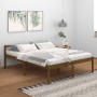 Elderly bed solid honey brown pine wood 160x200 cm by vidaXL, Beds and slatted bases - Ref: Foro24-810627, Price: 115,66 €, D...