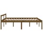 Elderly bed solid honey brown pine wood 160x200 cm by vidaXL, Beds and slatted bases - Ref: Foro24-810627, Price: 115,66 €, D...