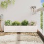 Solid white pine wood planter 150x31x31 cm by vidaXL, Pots and planters - Ref: Foro24-837476, Price: 86,62 €, Discount: %