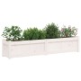 Solid white pine wood planter 150x31x31 cm by vidaXL, Pots and planters - Ref: Foro24-837476, Price: 86,62 €, Discount: %