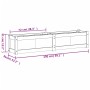 Solid white pine wood planter 150x31x31 cm by vidaXL, Pots and planters - Ref: Foro24-837476, Price: 86,62 €, Discount: %