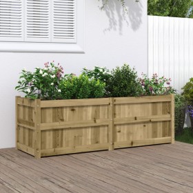 Jardinera de madera de pino impregnada 150x50x50cm de vidaXL, Maceteros y jardineras - Ref: Foro24-837488, Precio: 119,29 €, ...