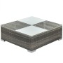 Set de muebles de jardín 5 pzas y cojines ratán sintético gris de vidaXL, Conjuntos de jardín - Ref: Foro24-42735, Precio: 45...