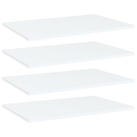 Shelves for shelving 4 units white plywood 60x40x1.5cm by vidaXL, Shelves - Ref: Foro24-805250, Price: 34,41 €, Discount: %