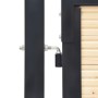 Puerta de valla de acero y madera de abeto 408x175cm de vidaXL, Puertas de jardín - Ref: Foro24-3055620, Precio: 533,99 €, De...