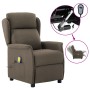 Electric massage chair taupe gray fabric by vidaXL, Electric massage chairs - Ref: Foro24-3073634, Price: 205,02 €, Discount: %