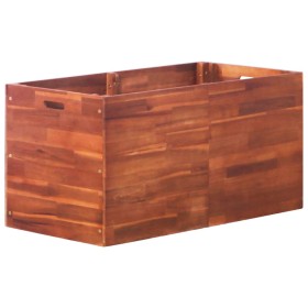 Acacia wood planter box 100x50x50 cm by vidaXL, Pots and planters - Ref: Foro24-44032, Price: 96,13 €, Discount: %