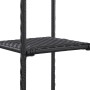 Black synthetic rattan storage shelf 30x30x150 cm by vidaXL, Bookcases and shelves - Ref: Foro24-46975, Price: 63,43 €, Disco...