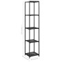 Black synthetic rattan storage shelf 30x30x150 cm by vidaXL, Bookcases and shelves - Ref: Foro24-46975, Price: 63,43 €, Disco...