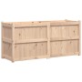 Jardinera de madera maciza de pino 150x50x70 cm de vidaXL, Maceteros y jardineras - Ref: Foro24-837489, Precio: 143,37 €, Des...