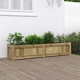 Jardinera de madera de pino impregnada 150x31x31 cm de vidaXL, Maceteros y jardineras - Ref: Foro24-837482, Precio: 77,99 €, ...