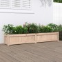 Jardinera de madera maciza de pino 180x31x31 cm de vidaXL, Maceteros y jardineras - Ref: Foro24-837494, Precio: 78,00 €, Desc...