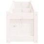 Solid white pine wood planter 180x31x31 cm by vidaXL, Pots and planters - Ref: Foro24-837496, Price: 73,91 €, Discount: %