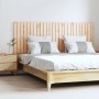 Solid pine wood wall bed headboard 166x3x60 cm by vidaXL, Headboards and footboards - Ref: Foro24-824858, Price: 80,99 €, Dis...