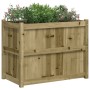 Jardinera de madera de pino impregnada 90x50x70 cm de vidaXL, Maceteros y jardineras - Ref: Foro24-837473, Precio: 107,80 €, ...