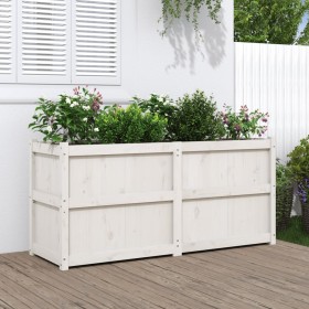 Solid white pine wood planter 150x50x70 cm by vidaXL, Pots and planters - Ref: Foro24-837490, Price: 125,99 €, Discount: %