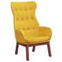 Mustard yellow fabric relaxation armchair by vidaXL, Armchairs - Ref: Foro24-341275, Price: 137,69 €, Discount: %