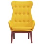 Mustard yellow fabric relaxation armchair by vidaXL, Armchairs - Ref: Foro24-341275, Price: 137,69 €, Discount: %