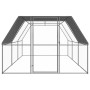 Jaula gallinero de exterior de acero galvanizado 3x6x2 m de vidaXL, Jaulas y habitáculos para animales pequeños - Ref: Foro24...