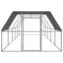 Jaula gallinero de exterior de acero galvanizado 3x10x2 m de vidaXL, Jaulas y habitáculos para animales pequeños - Ref: Foro2...