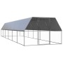 Jaula gallinero de exterior de acero galvanizado 3x12x2 m de vidaXL, Jaulas y habitáculos para animales pequeños - Ref: Foro2...