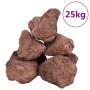 Rocas volcánicas rojas 25 kg 10-30 cm de vidaXL, Decoración de acuarios - Ref: Foro24-155324, Precio: 81,99 €, Descuento: %