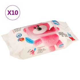 Baby Wipes 10 Packs 720 Wipes by vidaXL, Children's wipes - Ref: Foro24-15222, Price: 14,94 €, Discount: %