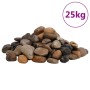 Guijarros pulidos colores mezclados 25 kg 2-5 cm de vidaXL, Decoración de acuarios - Ref: Foro24-155332, Precio: 55,99 €, Des...