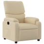 Sillón reclinable de tela crema de vidaXL, Sillones - Ref: Foro24-373419, Precio: 228,11 €, Descuento: %