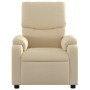 Sillón reclinable de tela crema de vidaXL, Sillones - Ref: Foro24-373419, Precio: 228,11 €, Descuento: %