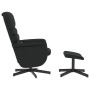 Sillón reclinable masaje con reposapiés cuero sintético negro de vidaXL, Sillones - Ref: Foro24-356715, Precio: 123,83 €, Des...