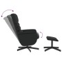 Massageliege mit Fußstütze aus schwarzem Kunstleder von vidaXL, Sessel - Ref: Foro24-356715, Preis: 123,83 €, Rabatt: %