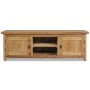 Solid teak wood TV stand 120x30x40 cm by vidaXL, TV Furniture - Ref: Foro24-244485, Price: 218,99 €, Discount: %