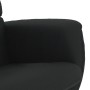 Sillón reclinable con reposapiés cuero sintético negro de vidaXL, Sillones - Ref: Foro24-356708, Precio: 135,86 €, Descuento: %