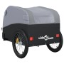 Remolque para bicicleta hierro negro y gris 45 kg de vidaXL, Remolques para bicicletas - Ref: Foro24-94126, Precio: 84,14 €, ...