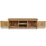 Solid teak wood TV stand 120x30x40 cm by vidaXL, TV Furniture - Ref: Foro24-244485, Price: 218,99 €, Discount: %