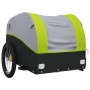 Black and green iron bicycle trailer 45 kg by vidaXL, Bicycle trailers - Ref: Foro24-94130, Price: 84,99 €, Discount: %