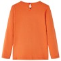 Burnt orange long-sleeved children's t-shirt 128 by vidaXL, Kids T-shirts - Ref: Foro24-13617, Price: 10,29 €, Discount: %