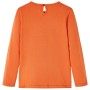 Burnt orange long-sleeved children's t-shirt 104 by vidaXL, Kids T-shirts - Ref: Foro24-13615, Price: 10,99 €, Discount: %