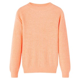 Hellorangefarbener Kinderstrickpullover 140 von vidaXL, Kinder-T-Shirts - Ref: Foro24-14574, Preis: 15,26 €, Rabatt: %