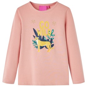 Children's long-sleeved t-shirt light pink 116 by vidaXL, Kids T-shirts - Ref: Foro24-13551, Price: 8,99 €, Discount: %