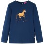 Navy blue long-sleeved children's t-shirt 116 by vidaXL, Kids T-shirts - Ref: Foro24-14031, Price: 8,74 €, Discount: %