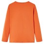 Burnt orange long-sleeved children's t-shirt 140 by vidaXL, Kids T-shirts - Ref: Foro24-14213, Price: 10,20 €, Discount: %