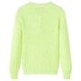 Neon yellow children's knitted sweater 104 by vidaXL, Kids T-shirts - Ref: Foro24-14576, Price: 12,99 €, Discount: %