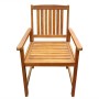 Garden chairs 2 units solid brown acacia wood by vidaXL, Garden chairs - Ref: Foro24-42626, Price: 125,99 €, Discount: %