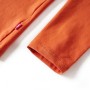 Gebranntes orangefarbenes Langarm-T-Shirt für Kinder 128 von vidaXL, Kinder-T-Shirts - Ref: Foro24-14157, Preis: 8,48 €, Raba...