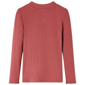 Children's long-sleeved high-neck dark red t-shirt 128 by vidaXL, Kids T-shirts - Ref: Foro24-14337, Price: 10,99 €, Discount: %