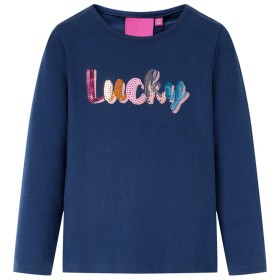 Navy blue long-sleeved children's t-shirt 128 by vidaXL, Kids T-shirts - Ref: Foro24-14067, Price: 8,99 €, Discount: %